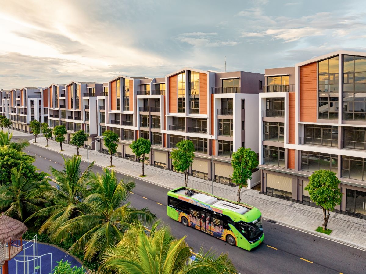 Lợi thế vị trí giúp shophouse Phố Biển không chỉ thuận lợi kinh doanh mà còn dễ dàng cho thuê