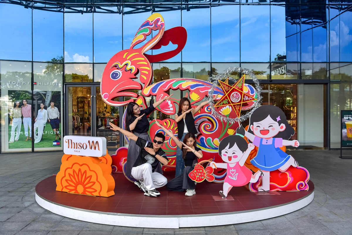 Các góc check-in độc đáo tại Thiso Mall Sala
