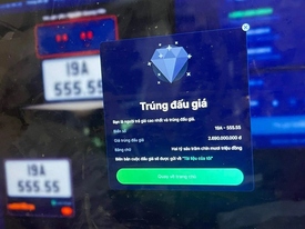 Thu ngân sách hơn 2.700 tỷ từ đấu giá biển số xe