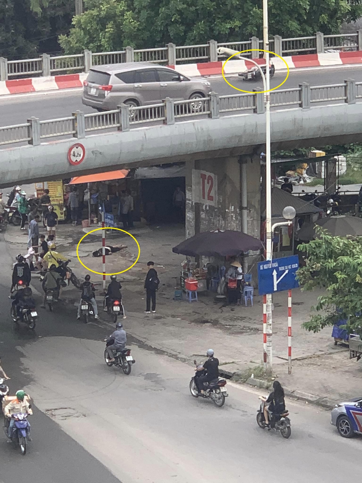 Hiện trường xảy ra sự việc
