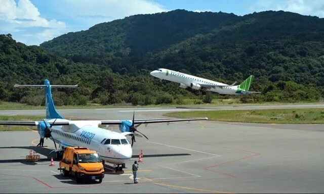 Để khai thác đầy tải tàu A321 cần kéo dài đường cất hạ cánh Cảng Hàng không Côn Đảo ra phía biển