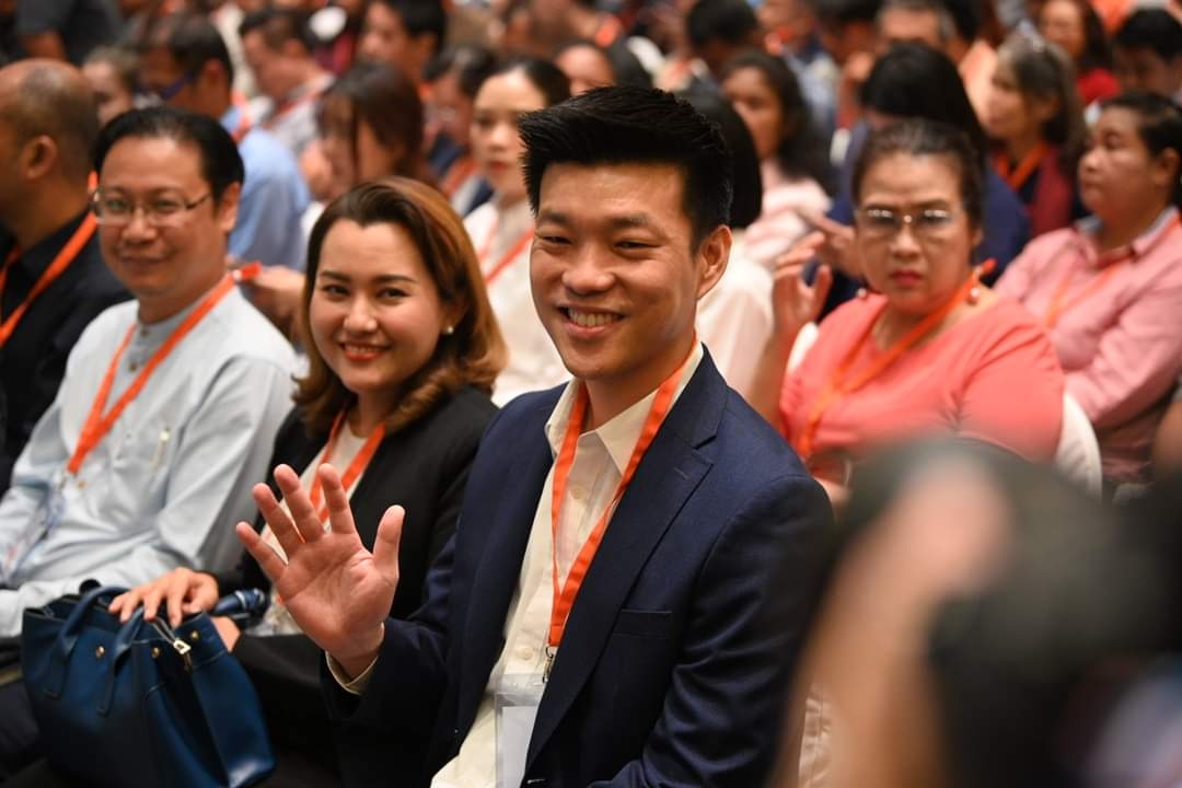 Chủ tịch Đảng Nhân dân Nattapong Ruangpanyawut. Nguồn: Khaosod