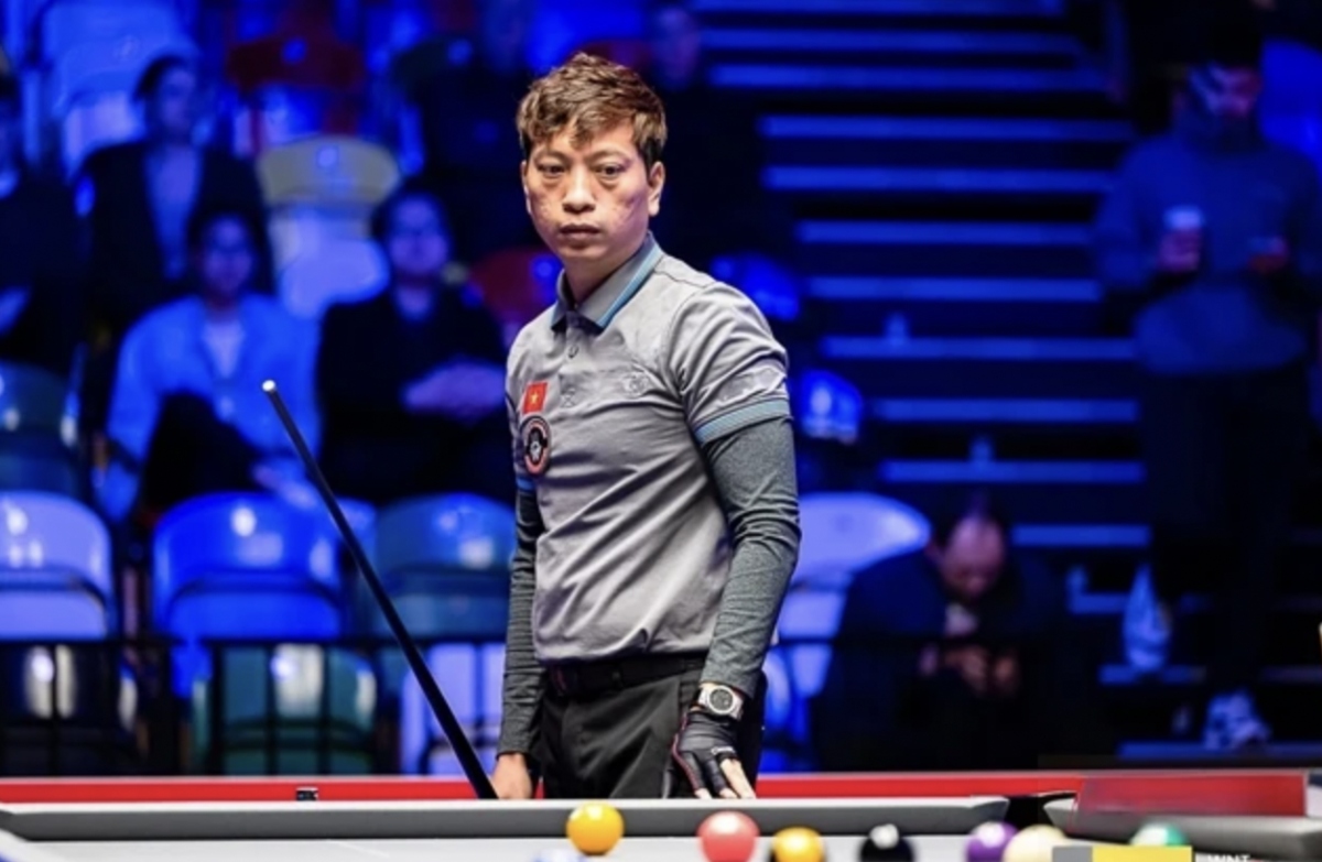 Duong Quoc Hoang leads a team of seven Vietnamese players to the 47th US Open Pool Championship from August 19-24. (Photo: UK Open)