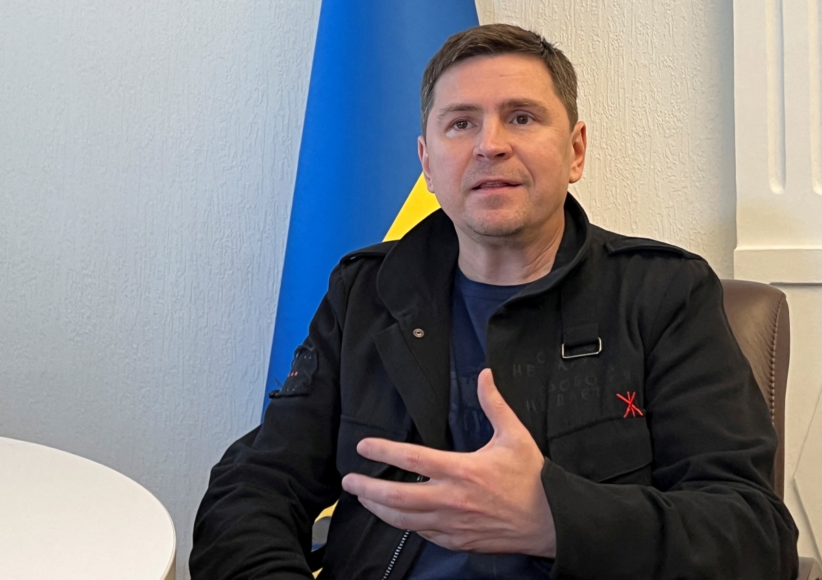 Cố vấn của tổng thống Ukraine - ông Mykhailo Podolyak. Ảnh: Reuters