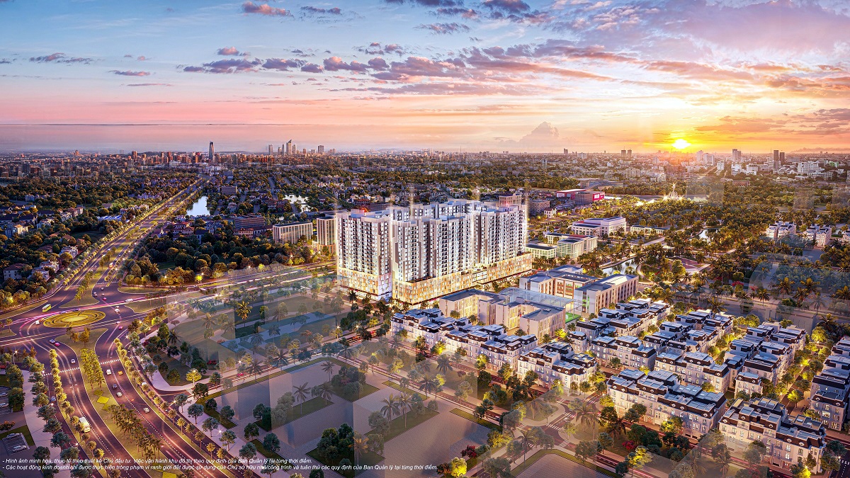 The Royal Residences là dự án cao tầng đa phong cách nằm trong Vinhomes Star City  