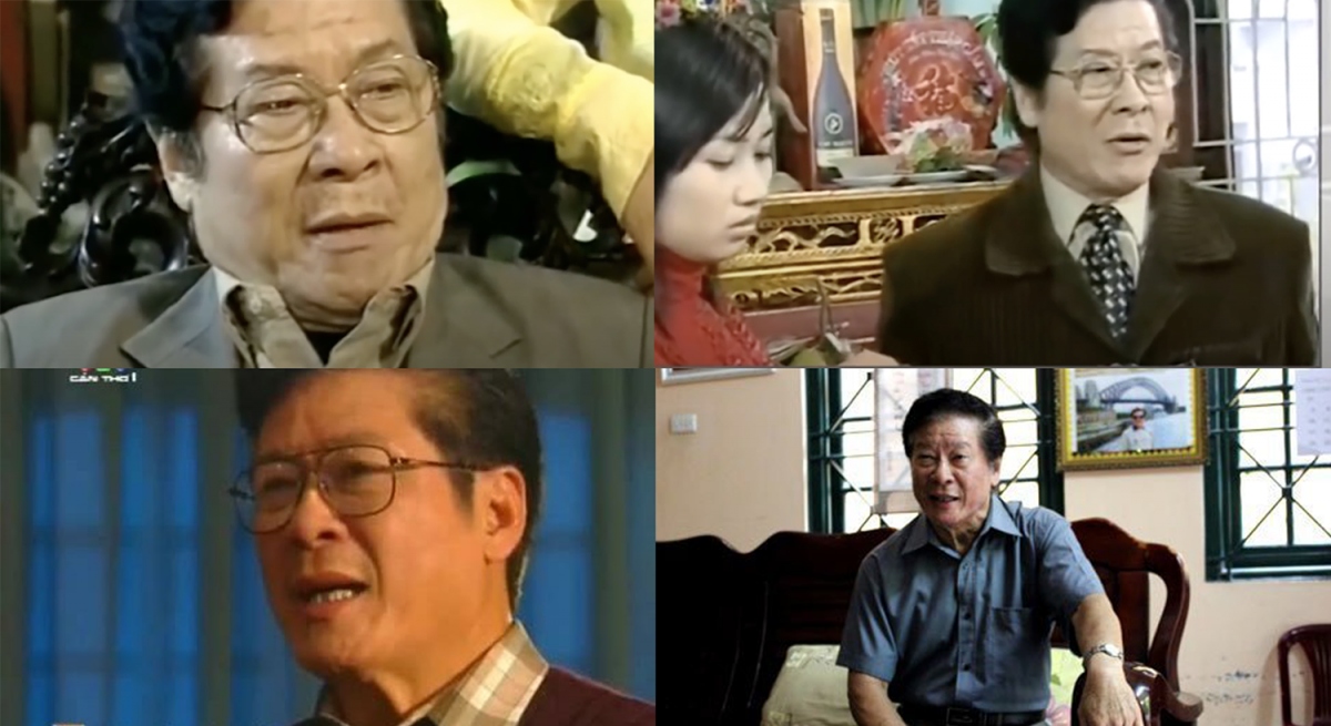 Hình ảnh nghệ sĩ Hữu Độ trên phim.