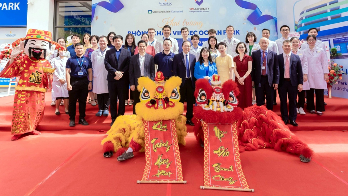 Phòng khám Vinmec Ocean Park được xây dựng theo mô hình hợp tác y khoa giữa Hệ thống y tế Vinmec và Viện Khoa học sức khỏe VinUni