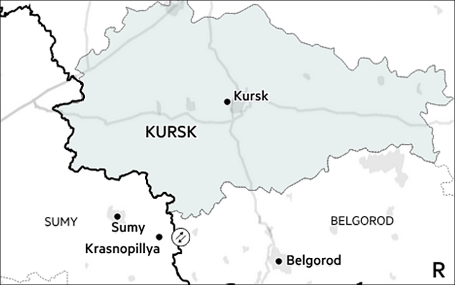Mặt trận Kursk. Đồ họa: ISW, FT.
