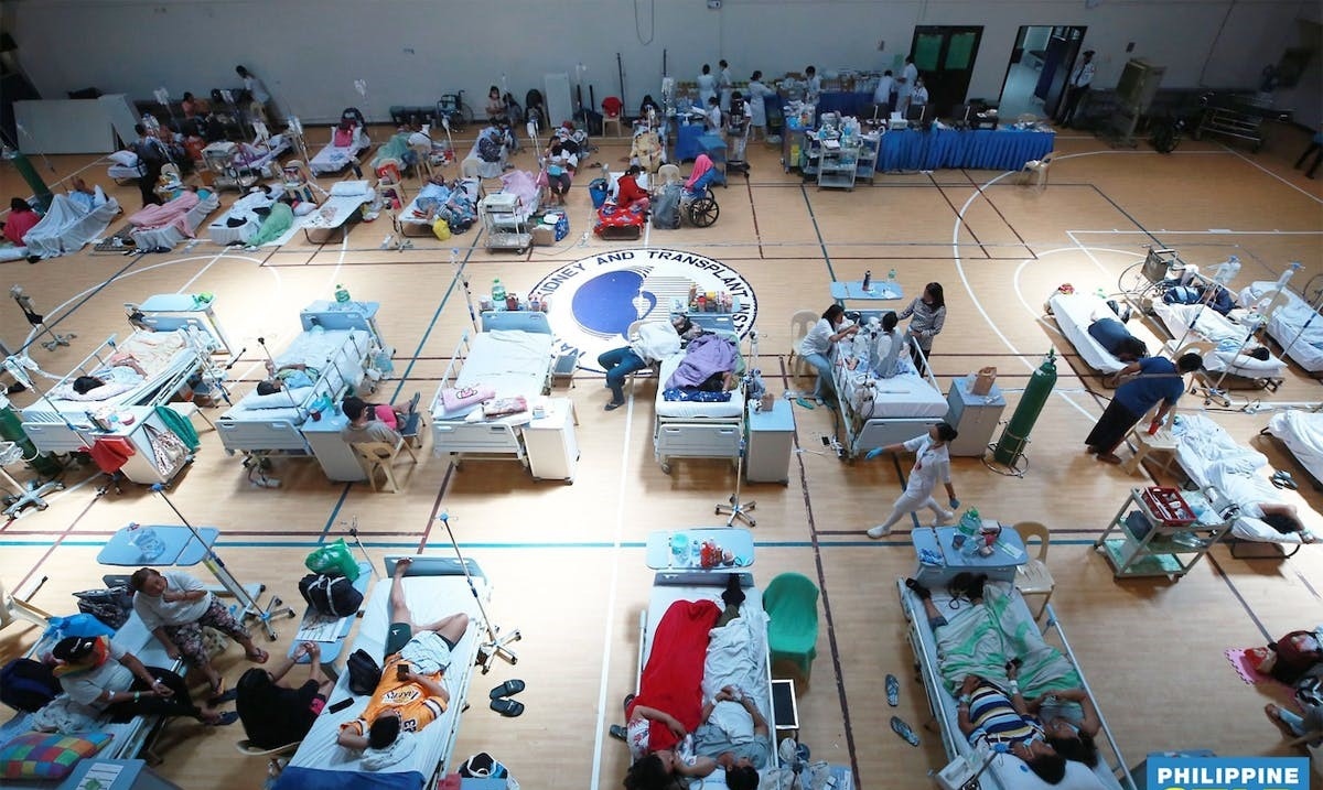 Bệnh viện Thận quốc gia Philippines ghi nhận các ca bệnh xoắn khẩu vàng da gia tăng. Ảnh: Philippine Star.