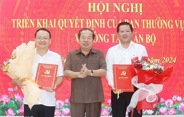 Kiên Giang bổ nhiệm Chánh Văn phòng Tỉnh ủy, Phó Trưởng Ban Nội chính Tỉnh ủy.