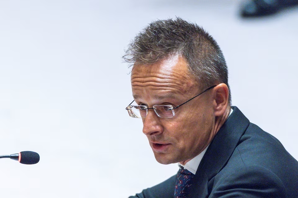 Bộ trưởng Ngoại giao Hungary Peter Szijjarto (Ảnh: Reuters)
