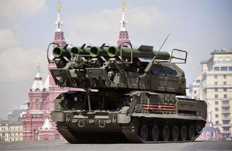 Hệ thống Buk-M2 của Nga. Ảnh: Getty
