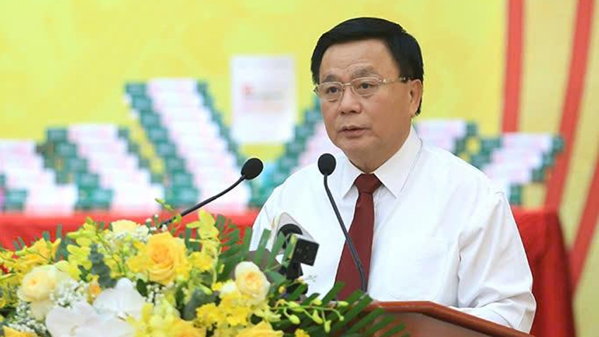 GS.TS Nguyễn Xuân Thắng phát biểu khai mạc và đề dẫn hội thảo. - Ảnh: BTC