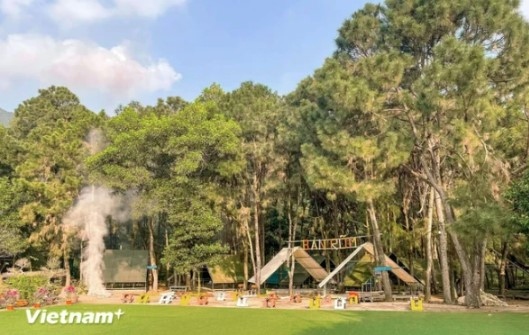 A camping site in Soc Son, Hanoi