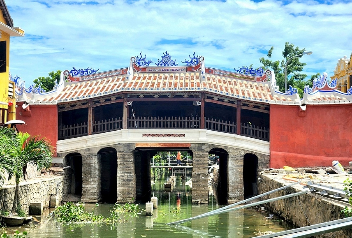 Dự án trùng tu Chùa Cầu (Hội An - Quảng Nam) thu hút sự quan tâm của đông đảo công chúng.
