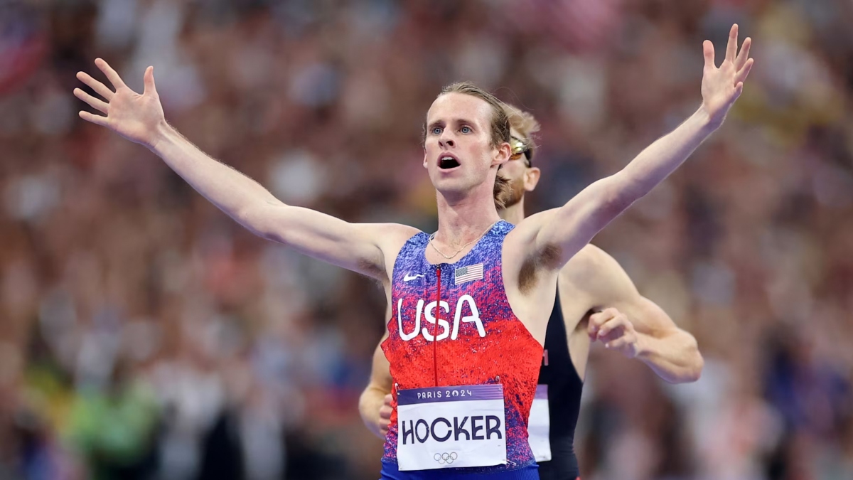 Cole Hocker giành HCV, phá kỷ lục Olympic ở nội dung chạy 1.500m (Ảnh: Olympic)