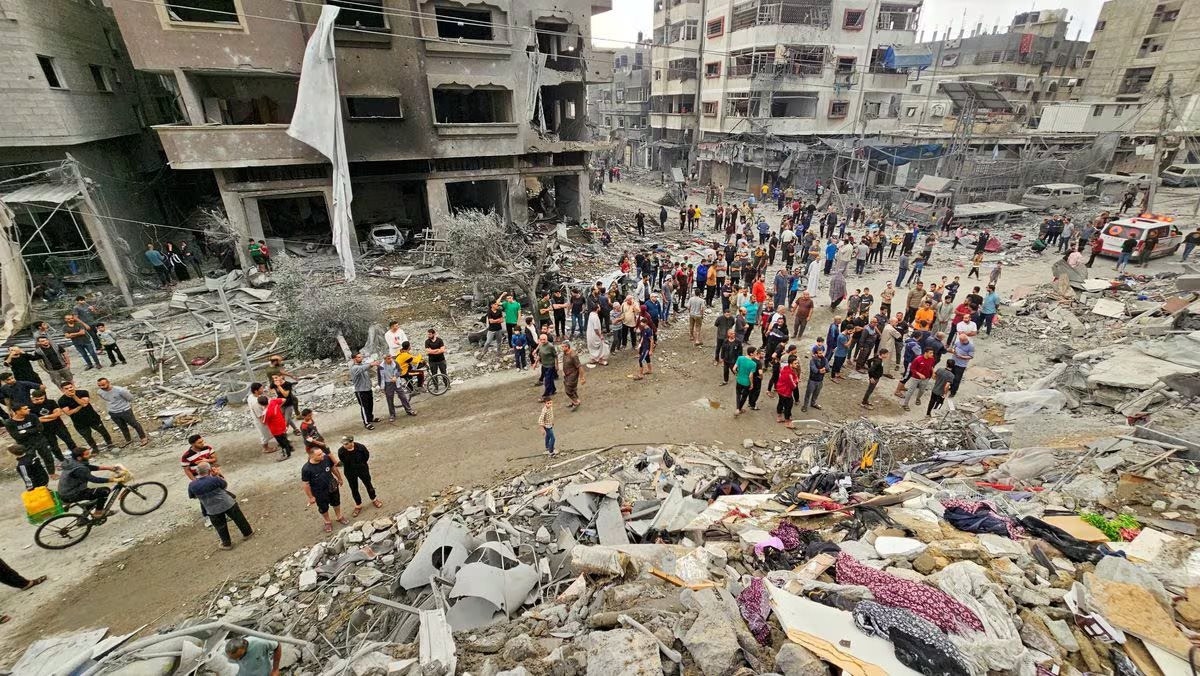 Dải Gaza bị tàn phá nặng nề do xung đột giữa Israel và Hamas. Ảnh: Reuters