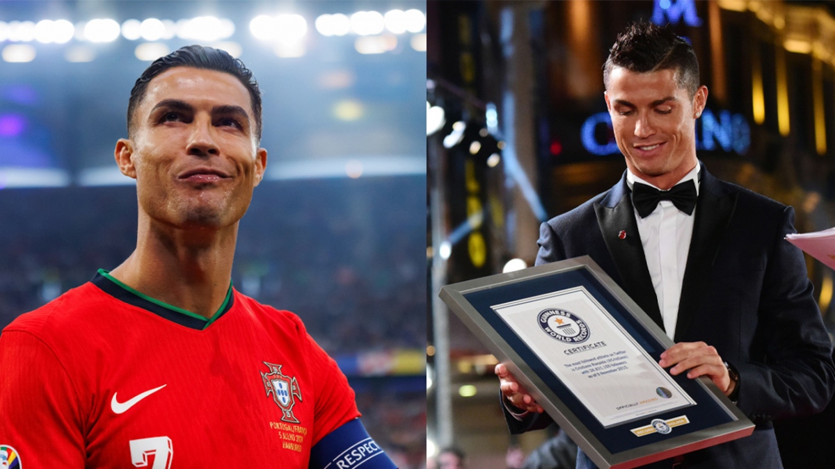 Cristiano Ronaldo xác lập thêm một kỷ lục (Ảnh: Guinness)