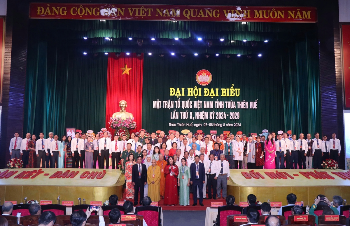 Đại hội đã hiệp thương cử 94 thành viên tham gia Ủy ban Mặt trận Tổ quốc Việt Nam tỉnh Thừa Thiên Huế khoá X, nhiệm kỳ 2024 – 2029