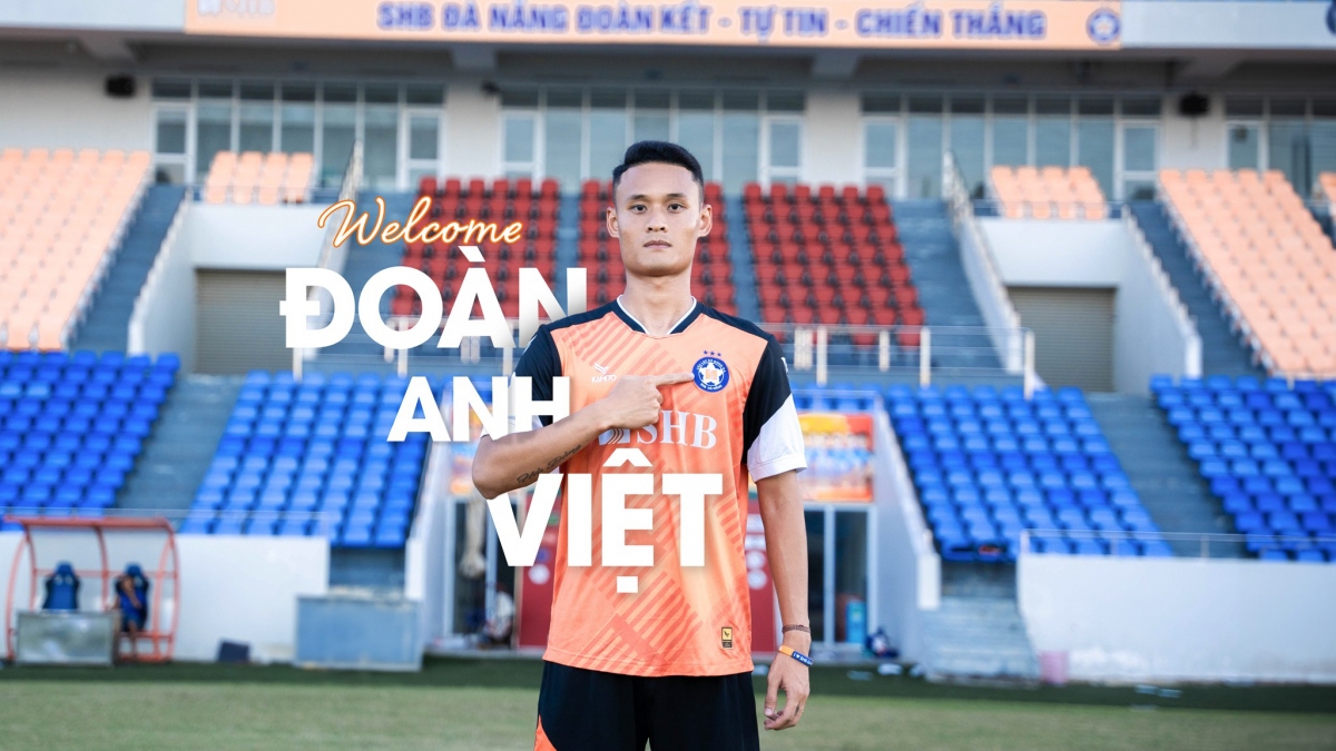 Đoàn Anh Việt gia nhập CLB Đà Nẵng trong kỳ chuyển nhượng V-League mùa hè 2024 (Ảnh: Đà Nẵng FC)