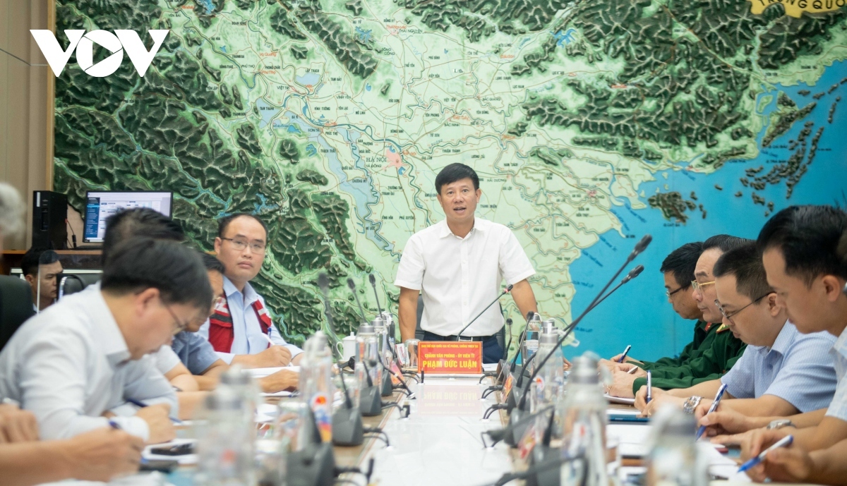 Ông Phạm Đức Luận, Cục trưởng Cục Quản lý đê điều và phòng, chống thiên tai (Bộ NN&amp;PTNT)