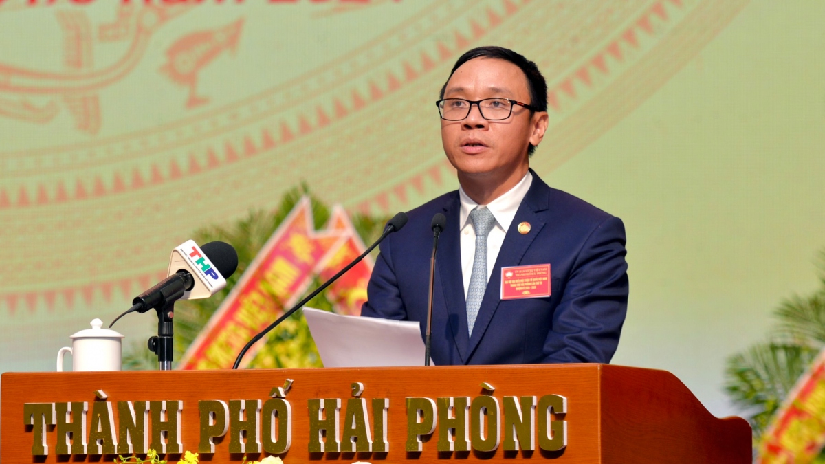 Ông Đào Trọng Đức, Bí thư Đảng đoàn - Chủ tịch Uỷ ban MTTQ Việt Nam TP Hải Phòng khoá XIV nhiệm kỳ 2019 - 2024 tái cử chức Chủ tịch Ủy ban MTTQ Việt Nam TP Hải Phòng khoá XV, nhiệm kỳ 2024 - 2029.