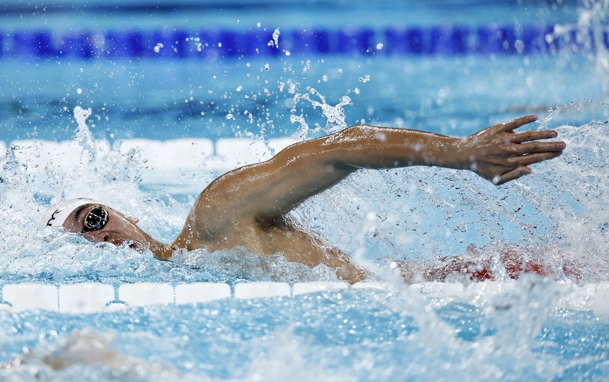 Huy Hoàng có phong độ không tốt ở Olympic Paris. (Ảnh: Reuters). 