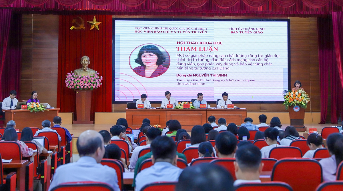 Hội thảo có sự tham dự của đông đảo của đại diện lãnh đạo và các nhà khoa học đến từ các ban, bộ, ngành Trung ương và tỉnh Quảng Ninh