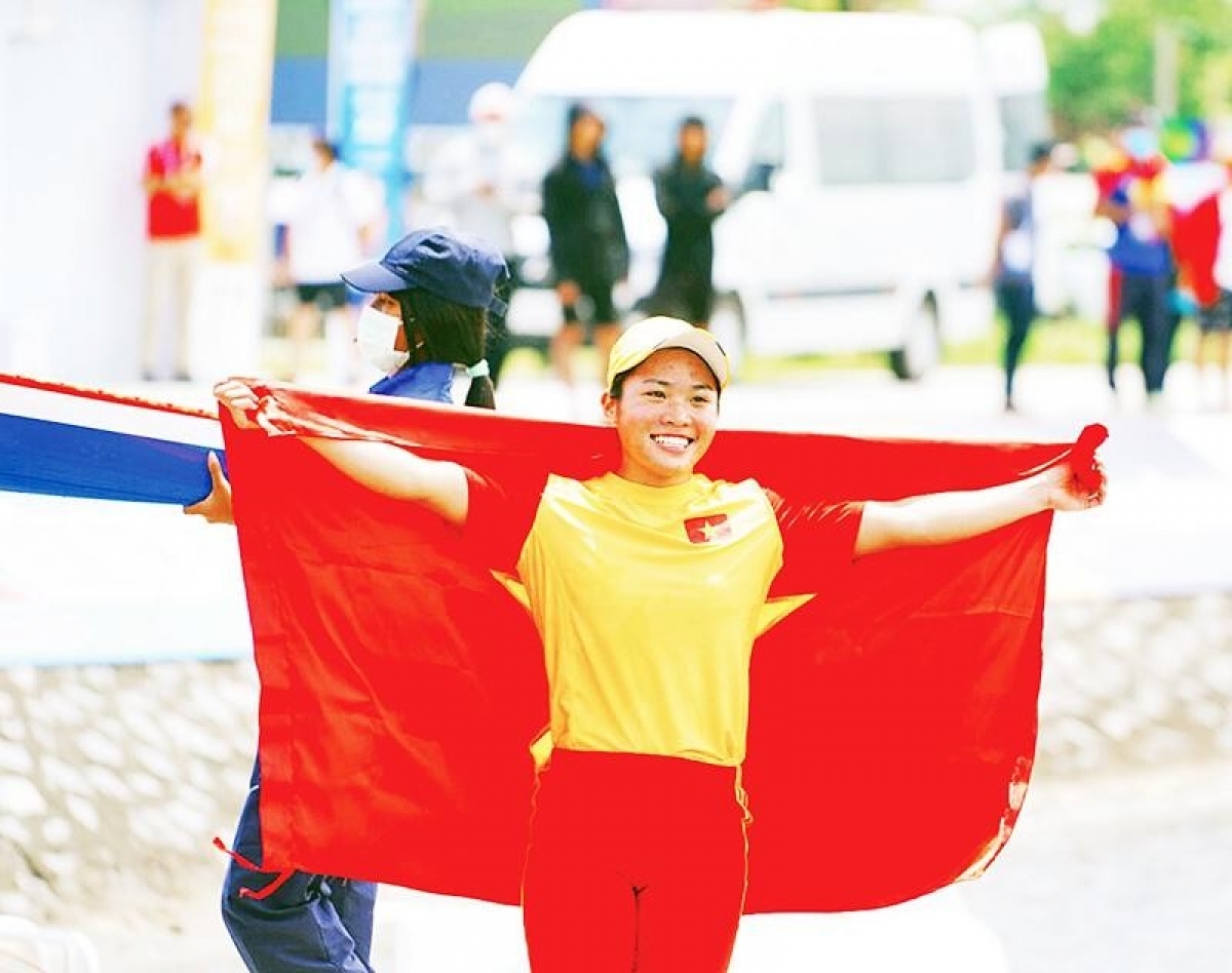 VĐV Nguyễn Thị Hương. (Ảnh: TTVN).