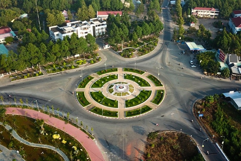 Khu vực trung tâm hành chính huyện Tân Phước