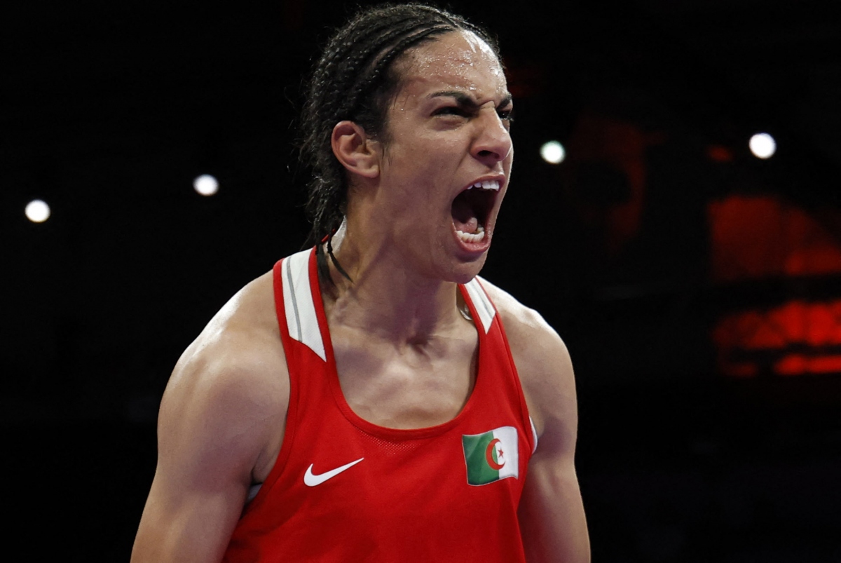 VĐV Imane Khelif. (Ảnh: Reuters). 