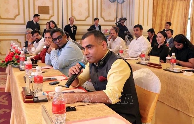 Representatives from Indian tourist businesses attend the conference in the Central Highland provinces of Lam Dong.