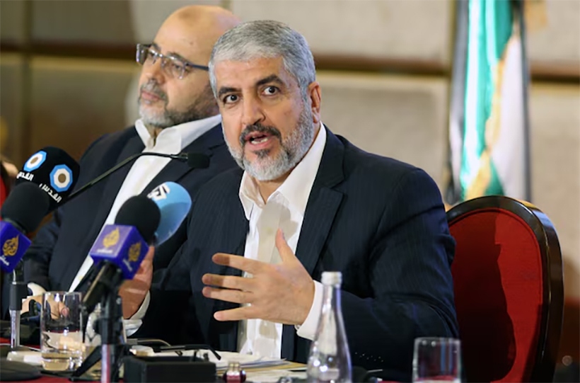 Ông Khaled Meshaal trong một sự kiện ở Doha, Qatar, tháng 5/2017. Ảnh: Reuters