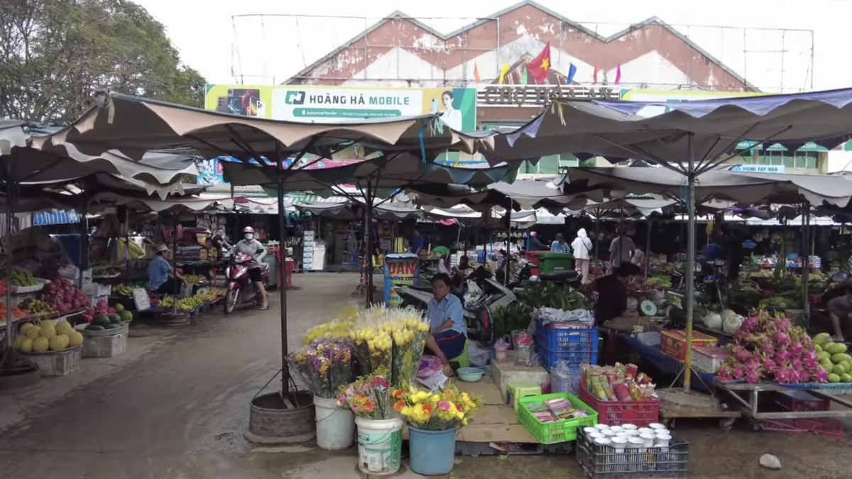 Khu vực chợ Hóa An (Ảnh: CTV)