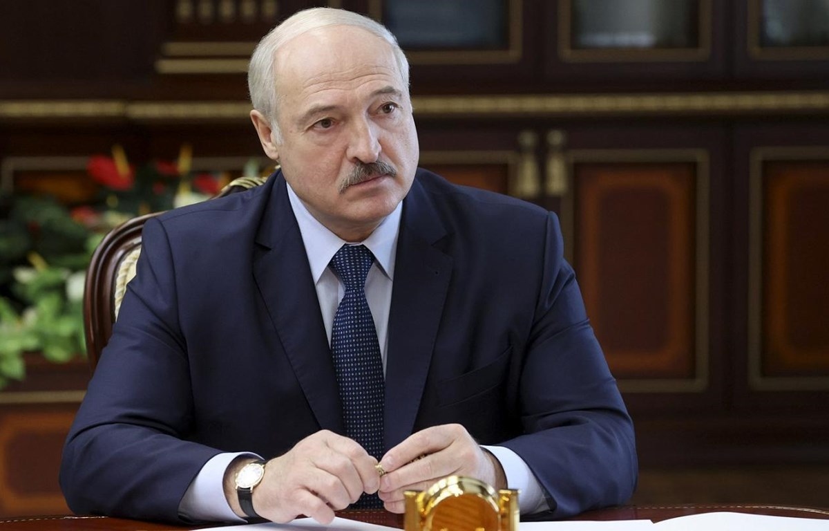 Tổng thống Belarus Alexander Lukashenko. Ảnh: AP