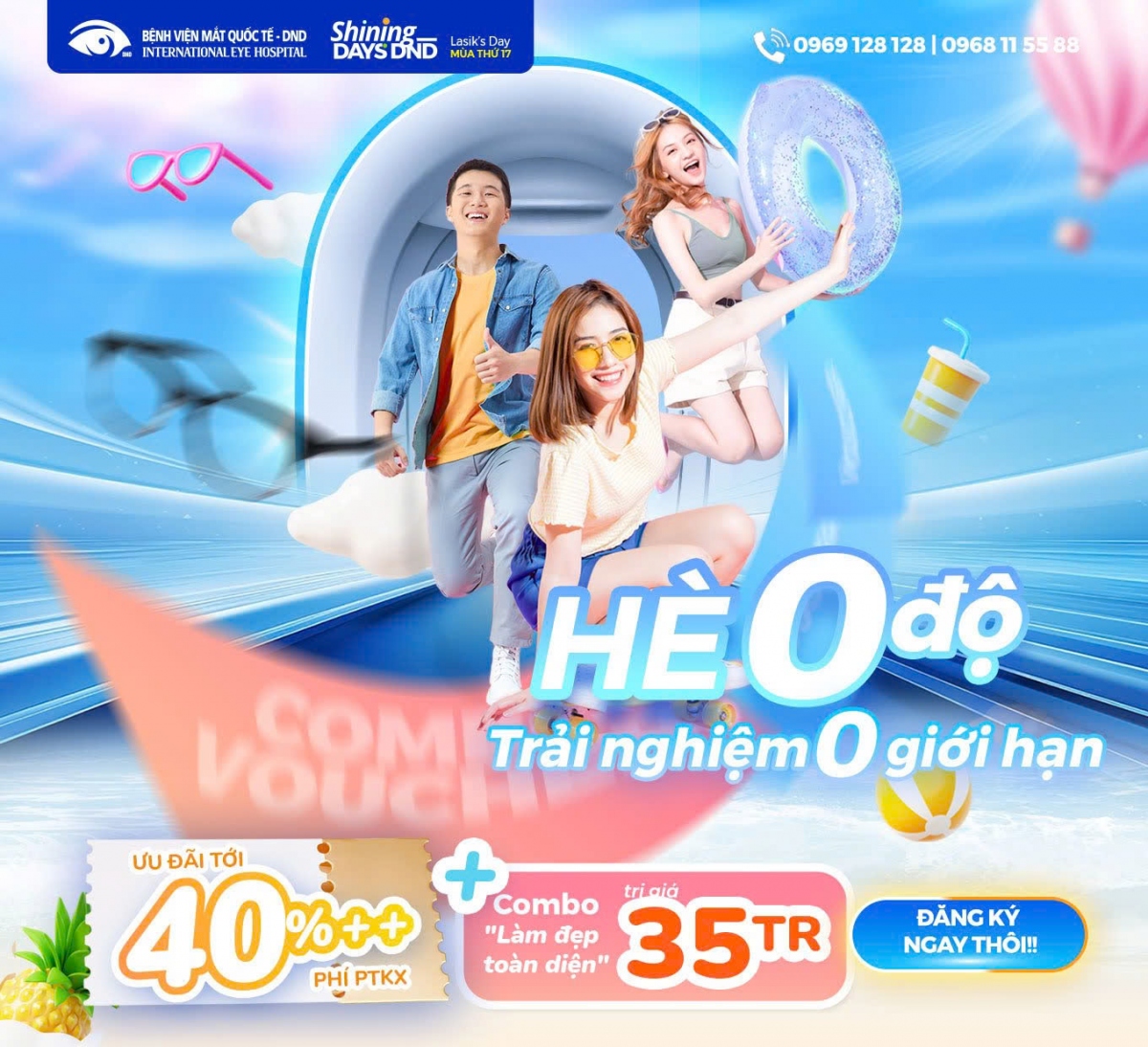 
Chương trình ưu đãi Shining Days DND 2024 từ BV Mắt Quốc tế DND
