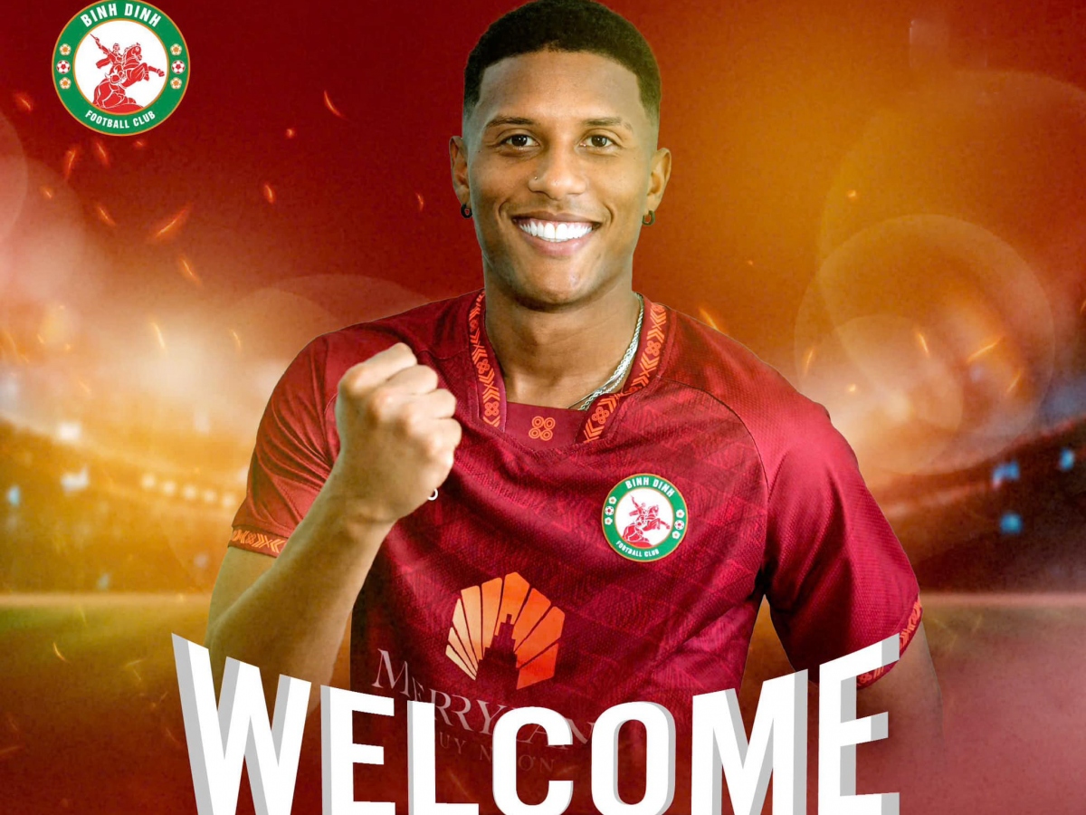 Quy Nhơn Bình Định bổ sung thêm tiền đạo Gabriel Morbeck (Ảnh: Quy Nhơn Bình Định FC)