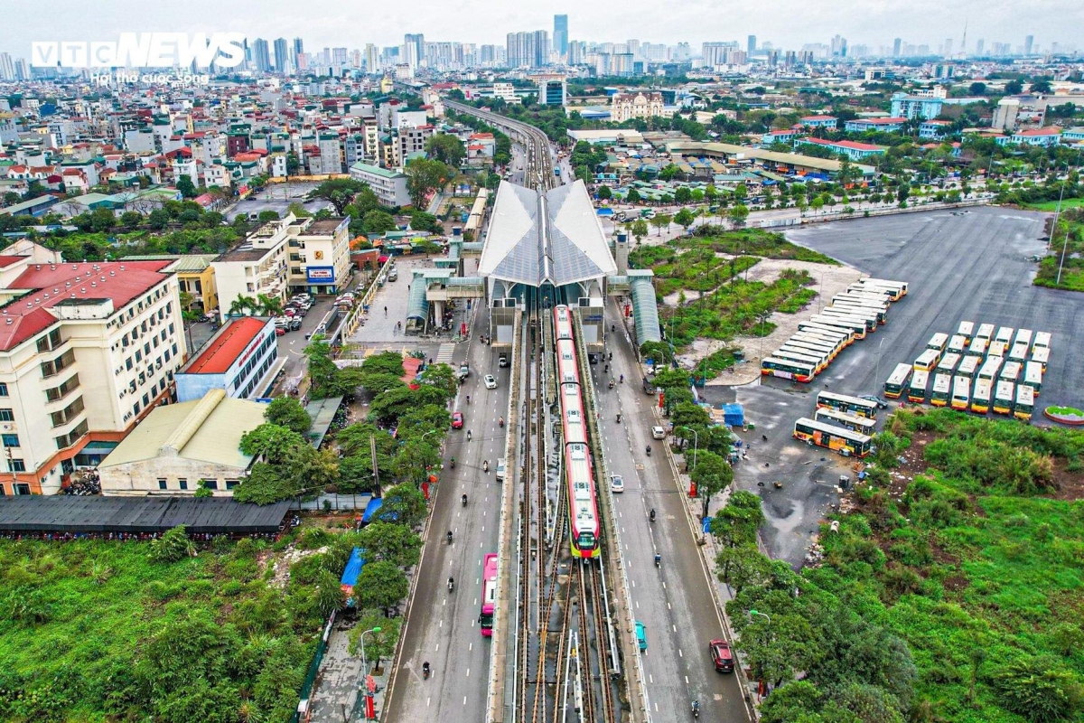 Tuyến đường sắt đô thị Nhổn - ga Hà Nội.