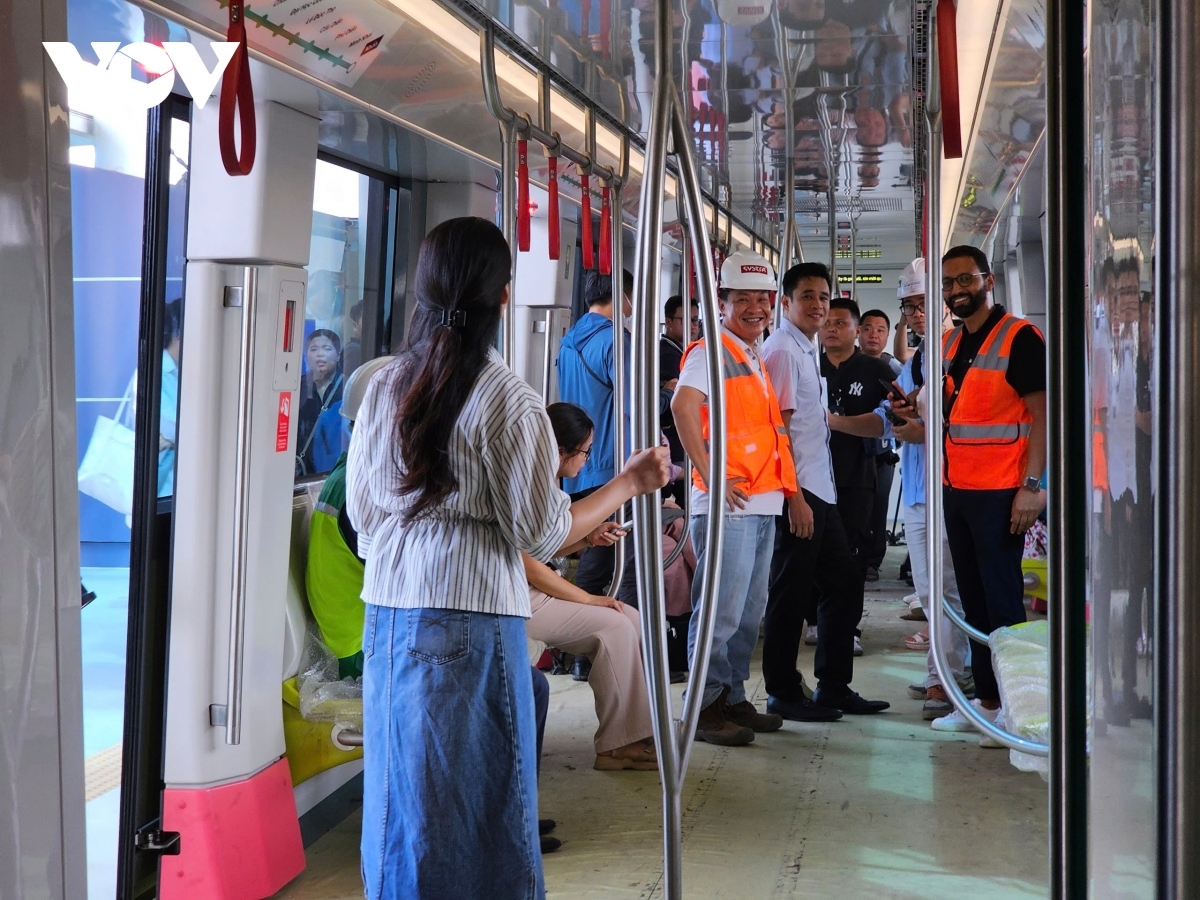 The Nhon - Hanoi Station metro project has a total length of 12.5km from Nhon in Nam Tu Liem district via Kim Ma street to the Hanoi Railway Station in Dong Da district.
