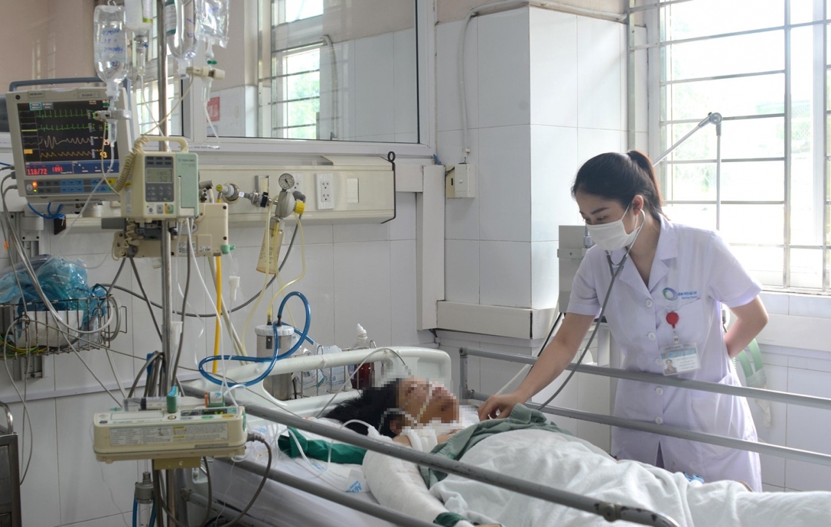 Nữ bệnh nhân tiếp tục được điều trị hồi phục