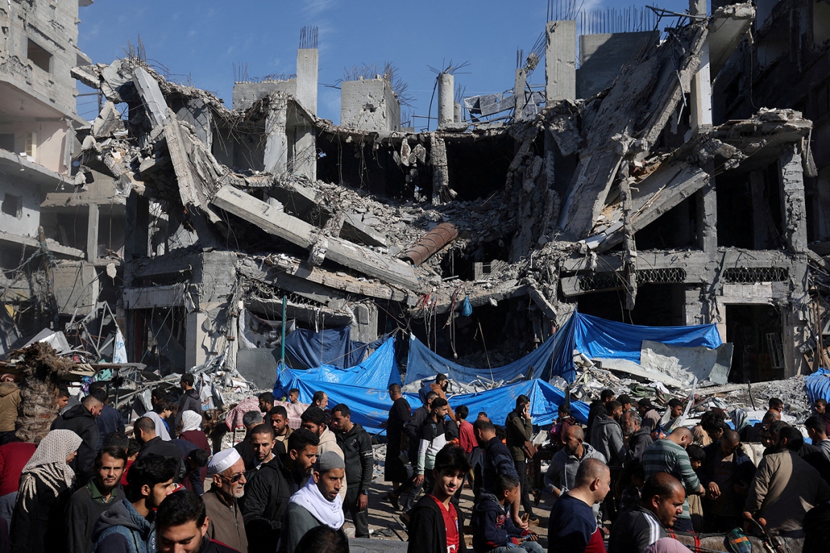 Xung đột tại Gaza. Ảnh: Getty