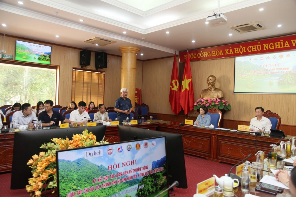 Hội nghị ký kết hợp tác về truyền thông du lịch giữa Tạp chí Du lịch TP.HCM với 6 tỉnh vùng Việt Bắc.​​​