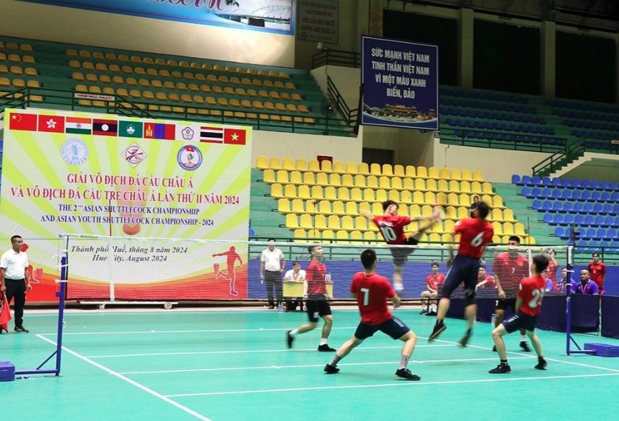Asian shuttlecock championship opens in Thua Thien-Hue province on August 22. (Photo: nhandan.vn)