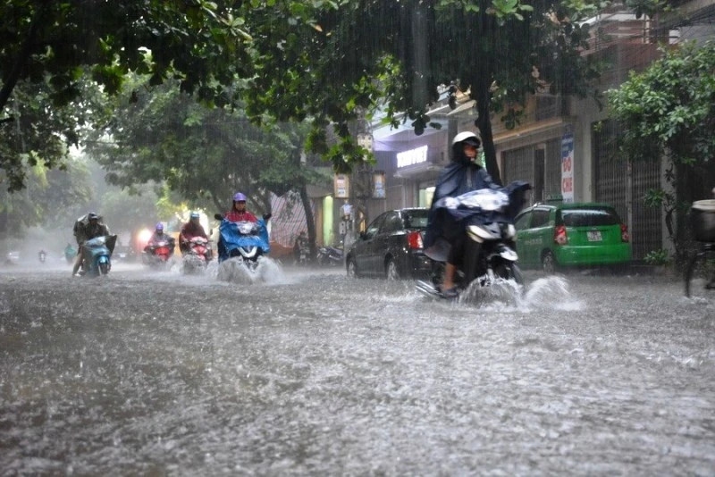 Đông Bắc Bộ và Thanh Hóa có mưa to và dông