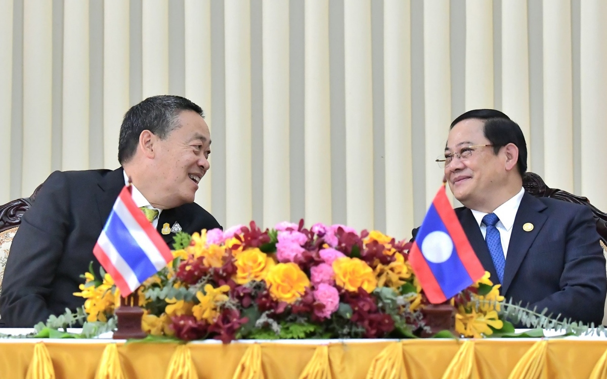 Thủ tướng Thái Lan thăm chính thức Lào vào cuối tháng 10/2023. Ảnh: ThaiGov.