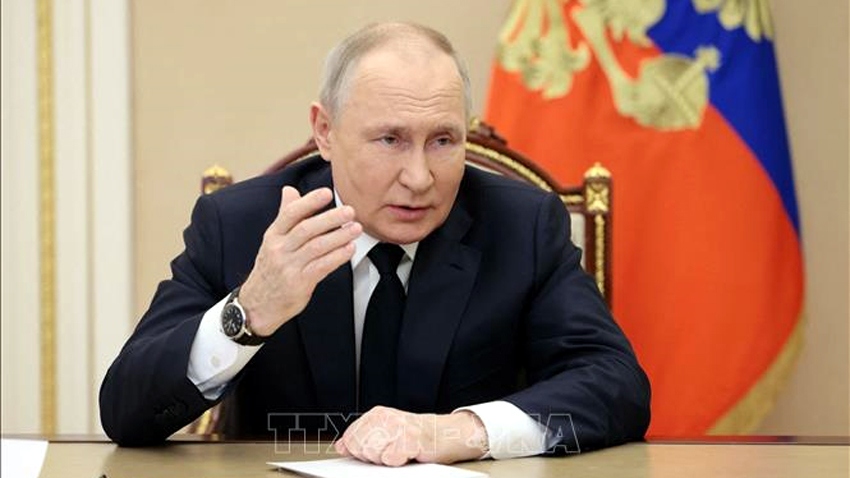 Tổng thống Nga Vladimir Putin - Ảnh: AFP/ TTXVN