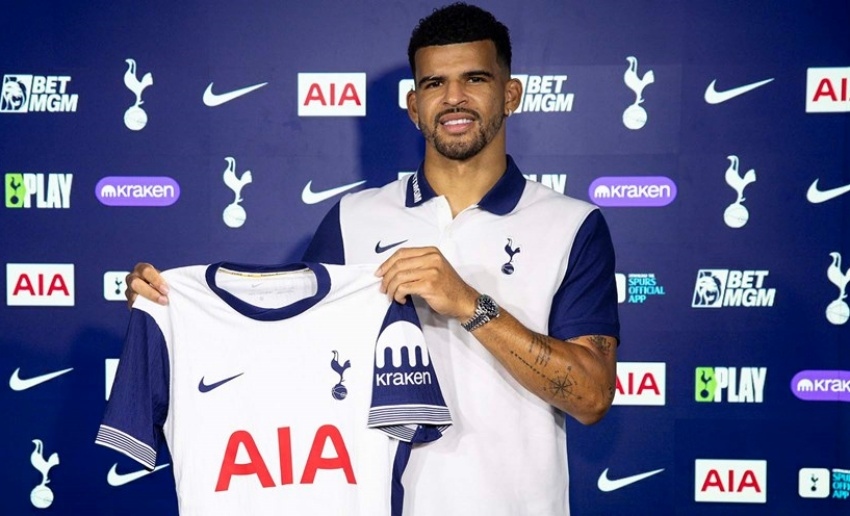 Tottenham chiêu mộ Dominic Solanke với giá 65 triệu Bảng (Ảnh: Tottenham).
