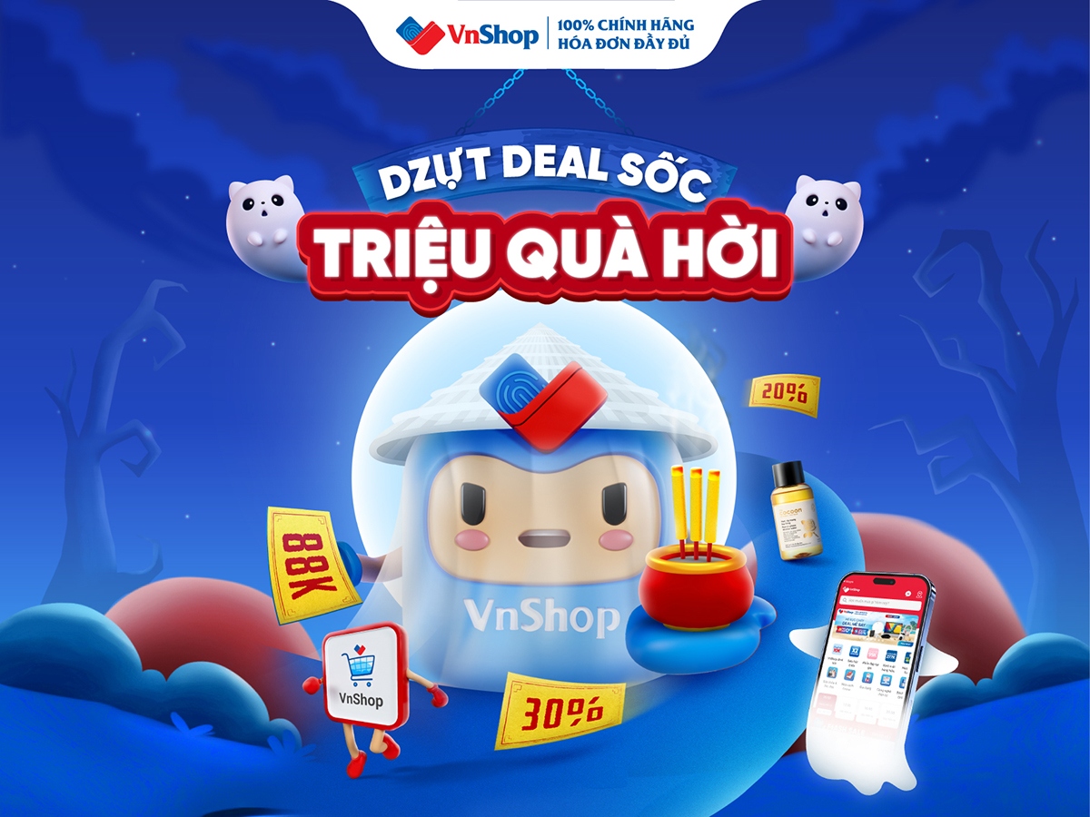 VnShop sale tháng đều sale với nhiều mã giảm giá