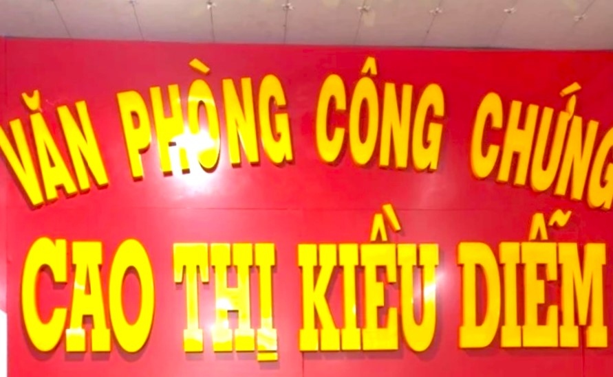 Văn phòng công chứng Cao Thị Kiều Diễm