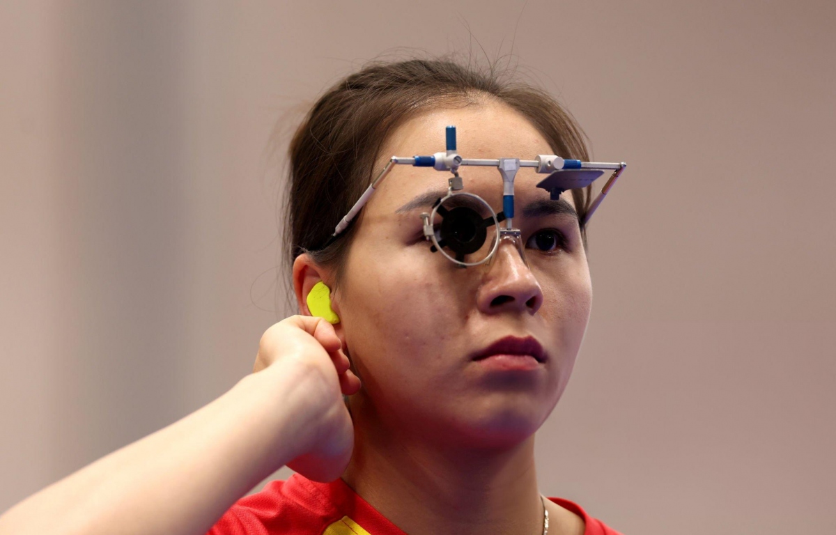 Trịnh Thu Vinh xếp hạng 7 chung cuộc. (Ảnh: Getty). 